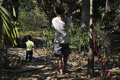 Father likes to work