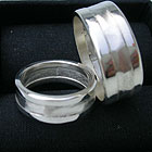 Pair Rings -Hammered-
